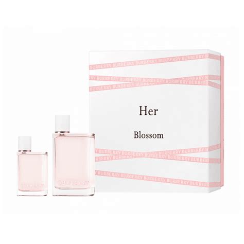 burberry her 2 pieces gift set|burberry her blossom gift set.